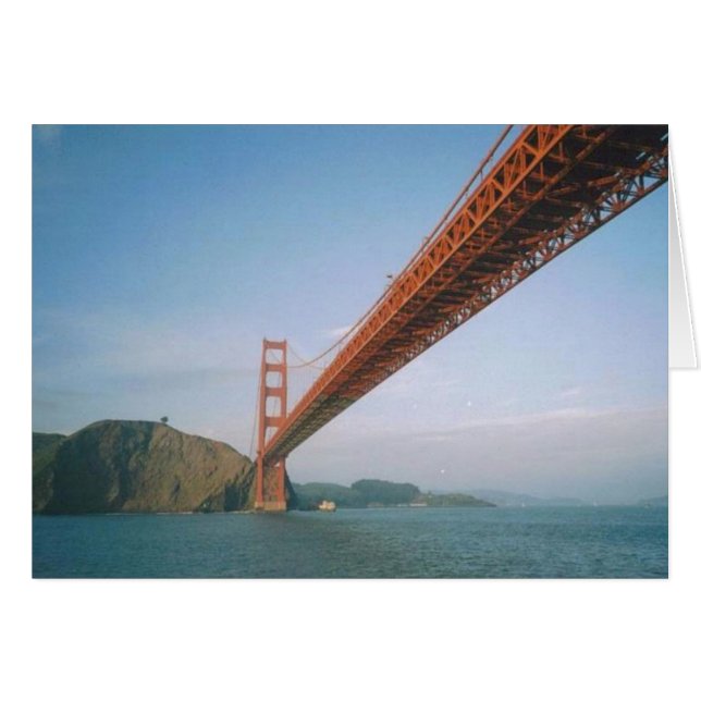 Tarjeta puente Golden Gate (Anverso (Horizontal))