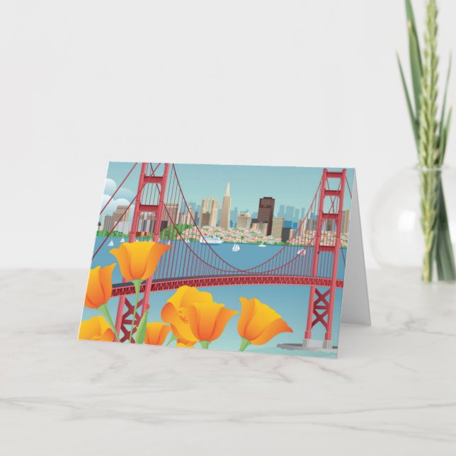 Tarjeta Puente Golden Gate el | San Francisco, CA (Anverso)