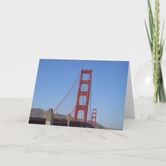 Tarjeta Puente Golden Gate Notecard 2 (Anverso)