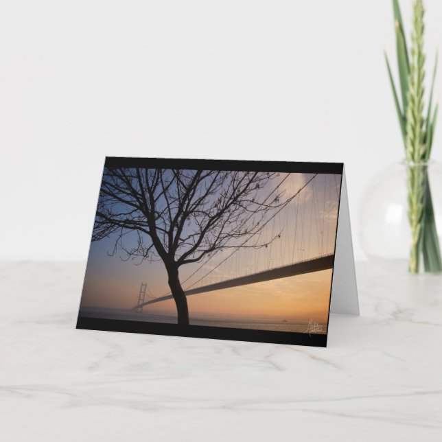 Tarjeta Puente Humber #4 [Tarjeta de felicitación] (Anverso)