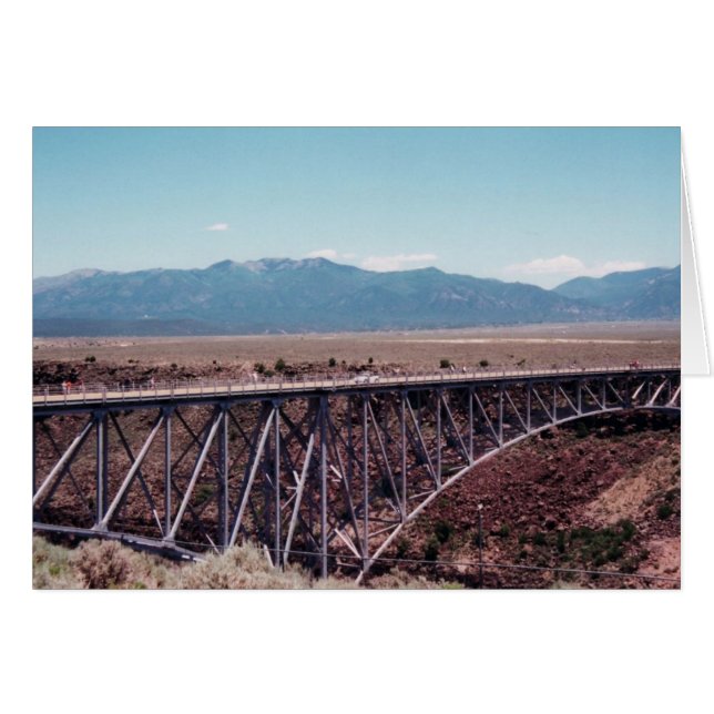 Tarjeta puente Rio Grande (Anverso (Horizontal))