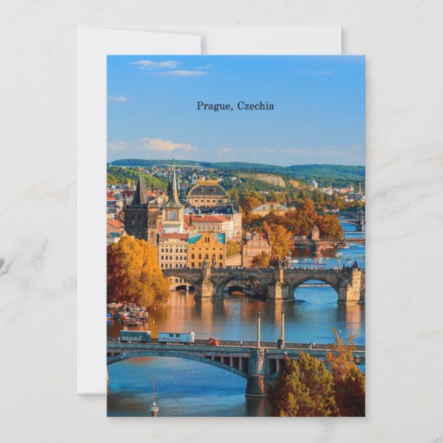 Tarjeta Puentes de Praga Czechia (Anverso)