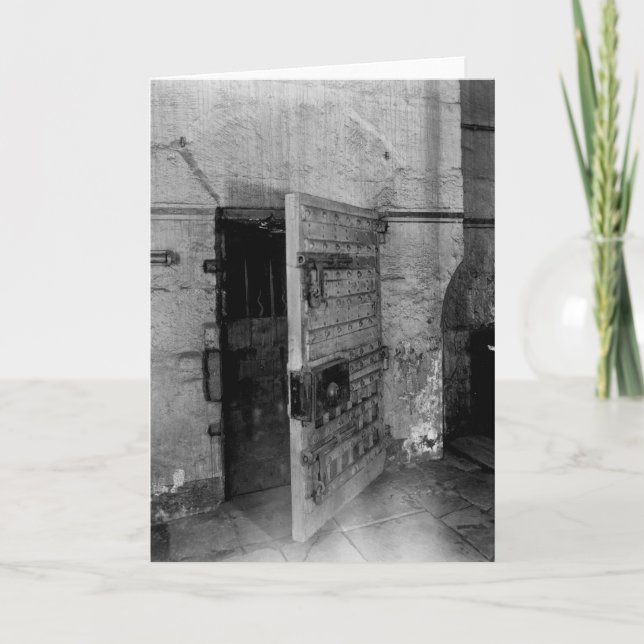 Tarjeta Puerta a la prisión de Newgate (Anverso)