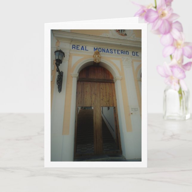 Tarjeta Puerta al Real Monasterio De San Miguel De Lliria (Orquídea)