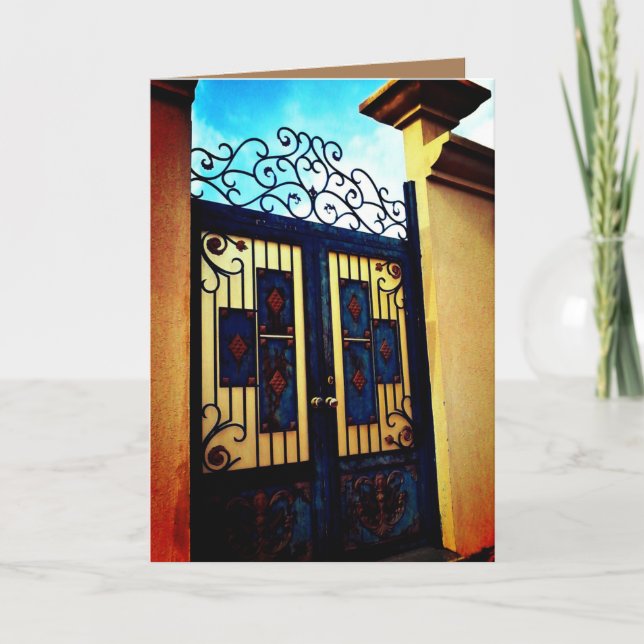 Tarjeta Puerta Azul (Anverso)