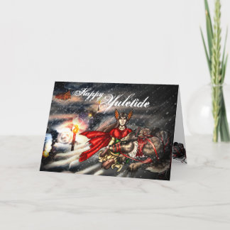 Tarjeta Puerta de Fentambién: Amabilidad de Yuletide