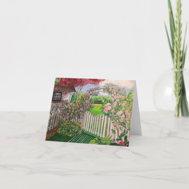 Tarjeta Puerta de jardín (Anverso)