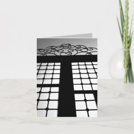 Tarjeta Puerta negra
