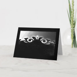 Tarjeta Puerta negra