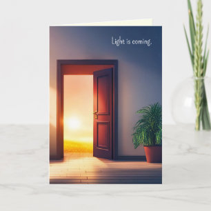 Tarjeta Puerta Pensando en Ti con Luz Solar