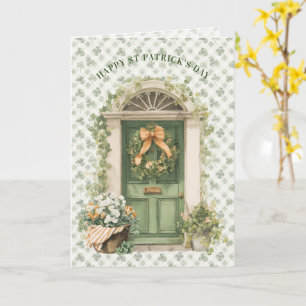 Tarjeta Puerta principal irlandesa   Bendición irlandesa d