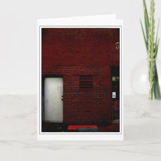 Tarjeta Puerta roja