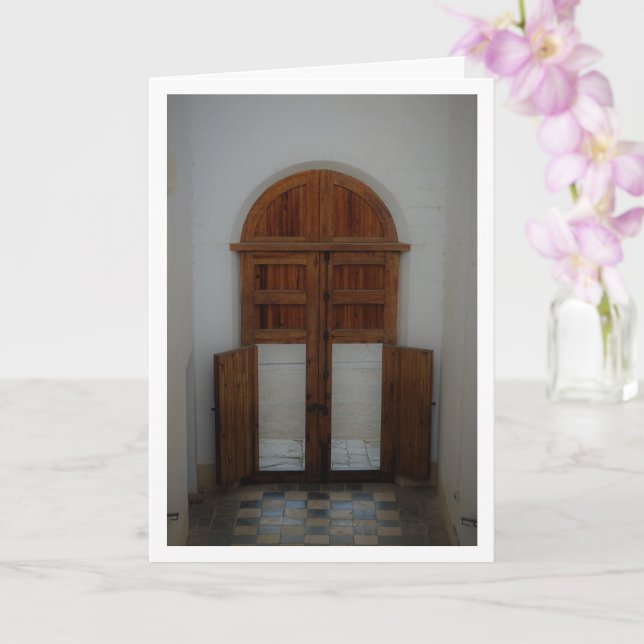 Tarjeta Puertas al Real Monasterio De San Miguel De Lliria (Orquídea)