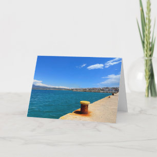 Tarjeta Puerto de Corinth Greece