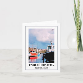 Tarjeta Puerto de Paignton, Riviera Inglesa, Devon
