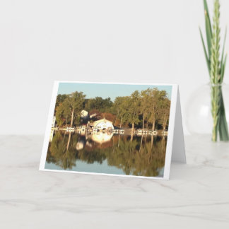 Tarjeta Puerto deportivo del lago pine - original