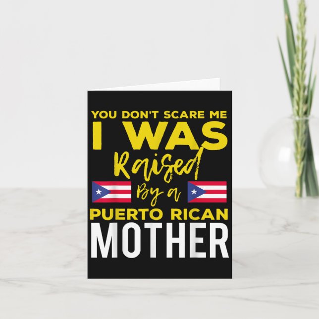 Tarjeta Puerto Rican Joke Quote Puerto Rico Pride  (Anverso)