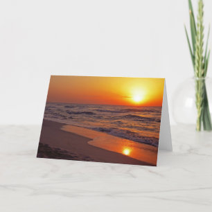 Tarjeta Puesta de sol