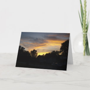 Tarjeta Puesta de sol sobre Kentucky