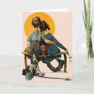 Tarjeta Puesta del sol