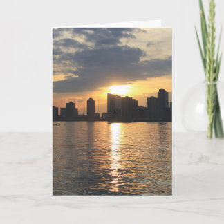 Tarjeta Puesta del sol - amor y amistad