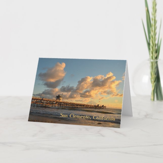 Tarjeta Puesta del sol de San Clemente (Anverso)