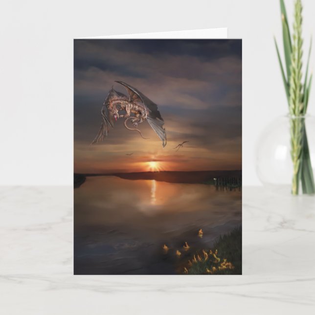 Tarjeta Puesta del sol del dragón (Anverso)