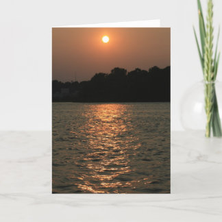 Tarjeta Puesta del sol en Delaware