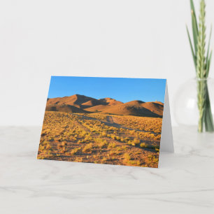 Tarjeta Puesta del sol en Paramillos
