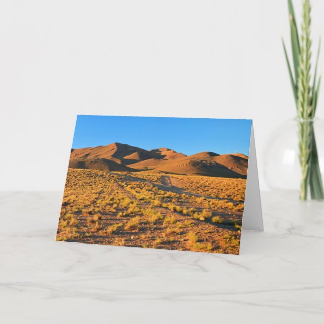 Tarjeta Puesta del sol en Paramillos (Anverso)