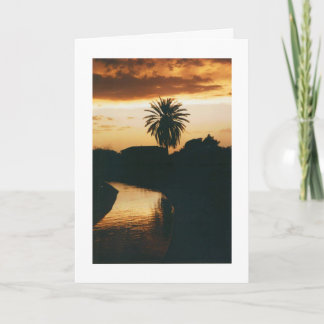 Tarjeta Puesta del sol en Phoenix