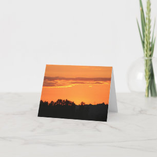 Tarjeta Puesta del sol Notecard