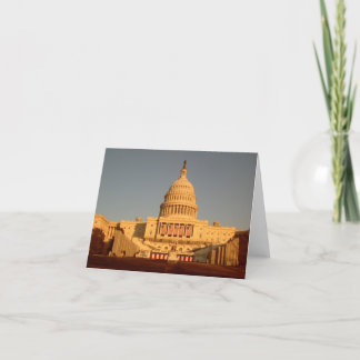 Tarjeta Puesta del sol Notecard del capitolio