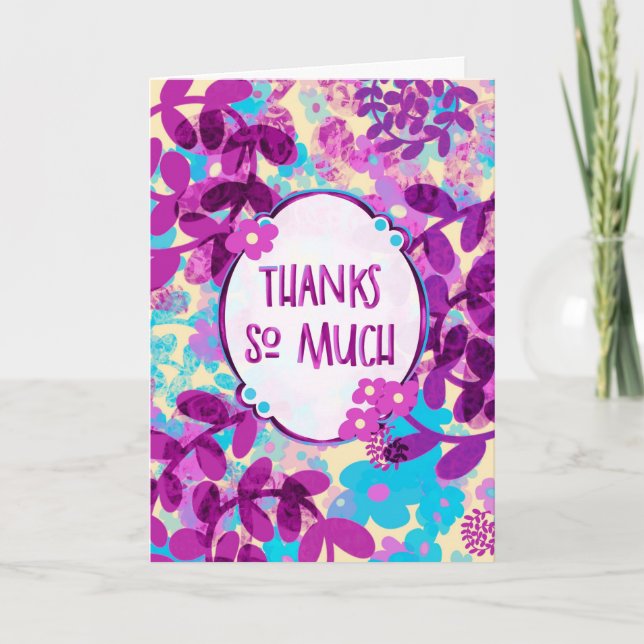 Tarjeta Puestos deportivos de primavera - Gracias capricho (Anverso)