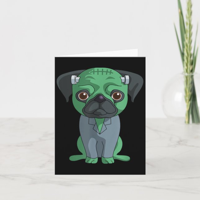 Tarjeta Pug (Anverso)