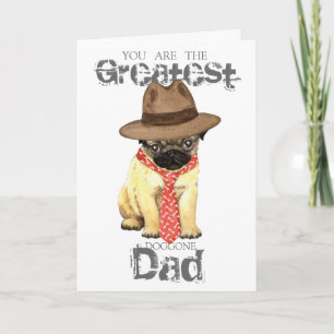 Tarjeta Pug Dad