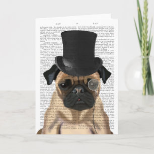 Tarjeta Pug, hebilla formal y Gorra