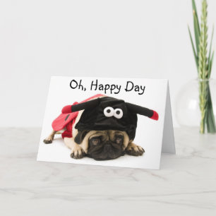Tarjeta Pug Ladybug