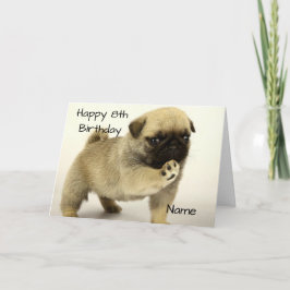 Tarjeta Pug Puppy