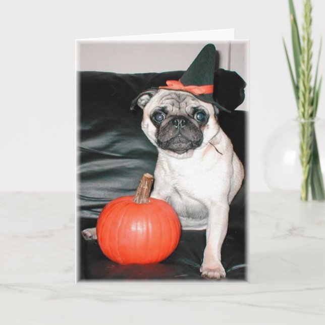 Tarjeta Pugoween (Anverso)