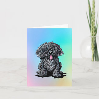 Tarjeta Puli Dog Blank Note Cards