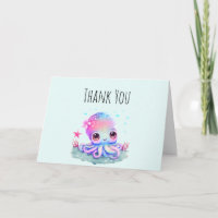 Pulpo Adorable Criatura Marina Gracias