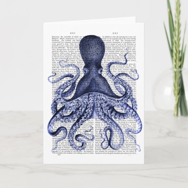 Tarjeta Pulpo azul (Anverso)