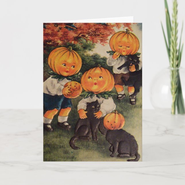 Tarjeta Pumpkinheads (Anverso)