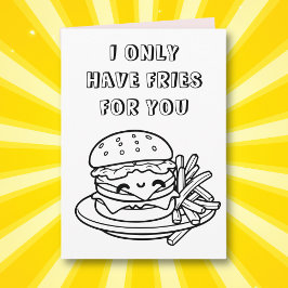 Tarjeta Pun de página de color divertido | Aniversario fel