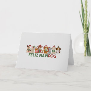 Tarjeta Pun navideño: Feliz Navidog