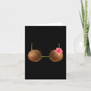 Tarjeta Punch de boxeo hawaiano Punny Costume de Halloween