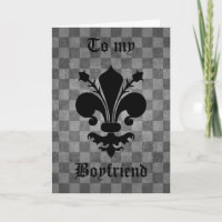 Punk gótico fleur de lis novio divertido cumpleaño