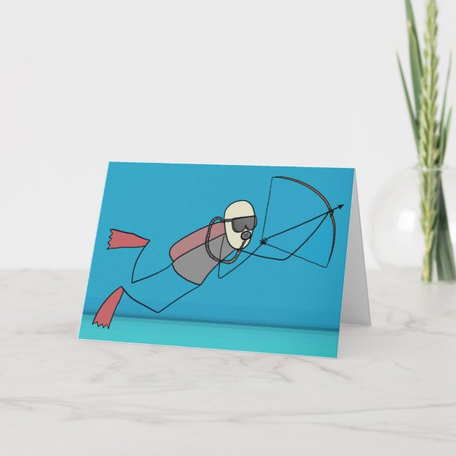 Tarjeta Punny adiós: Profundo-Archer (salida) (Anverso)