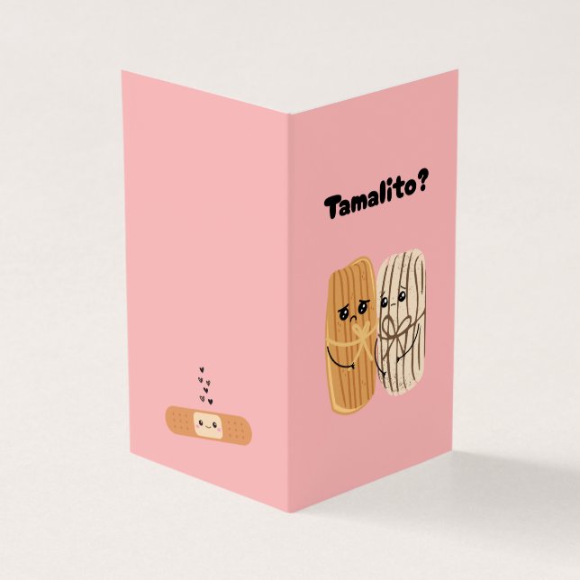 Tarjeta Punny Spanish Get Well Card (Exterior)